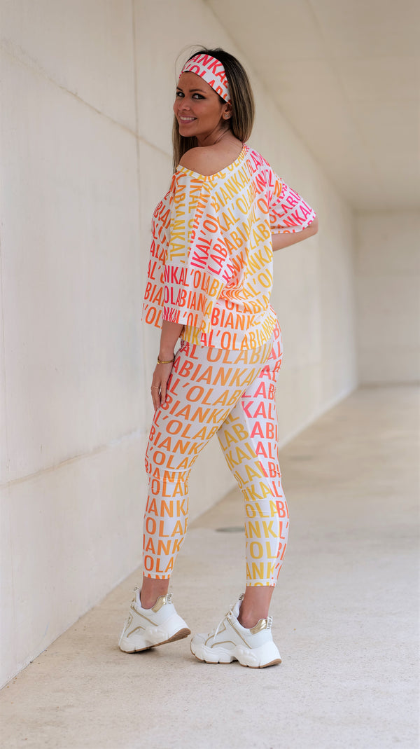 SET Letters Orange