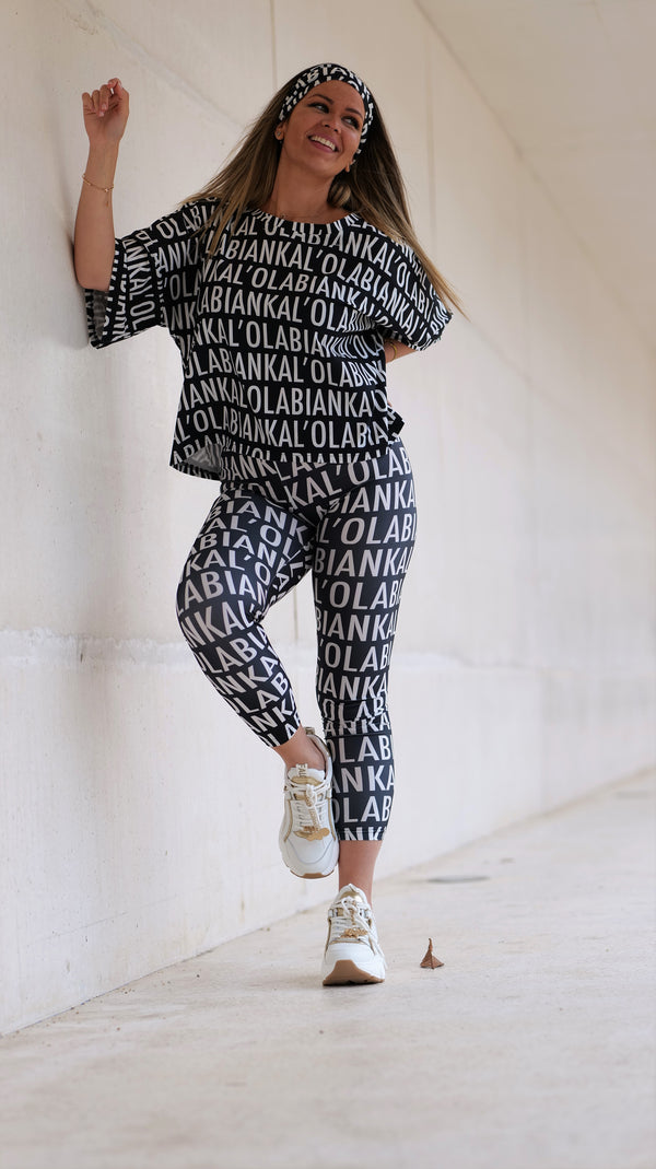 SET Letters Black