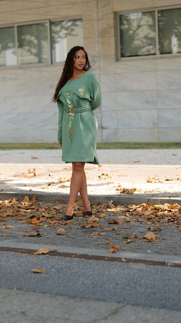 Vestido Verde Suave Menta