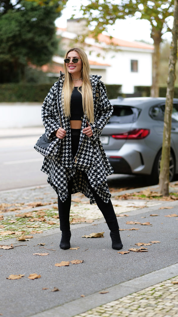 Casaco Windsor Preto + Bolsa