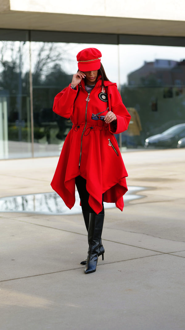 Casaco London Red + Boina