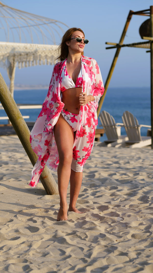 Biquini + Saída de Praia  LB Charmy Pink