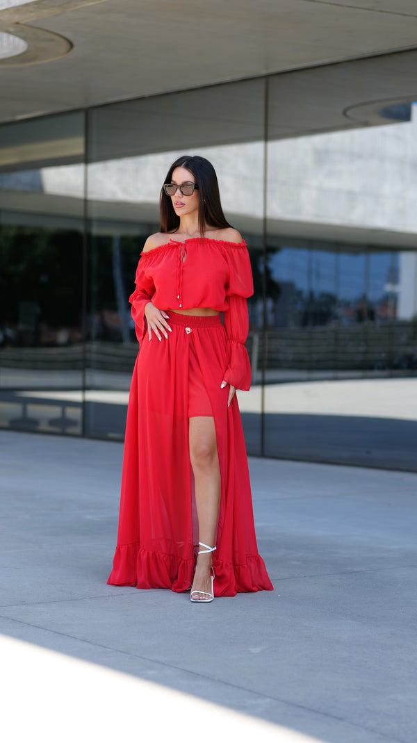 Set Creta Grecce Red