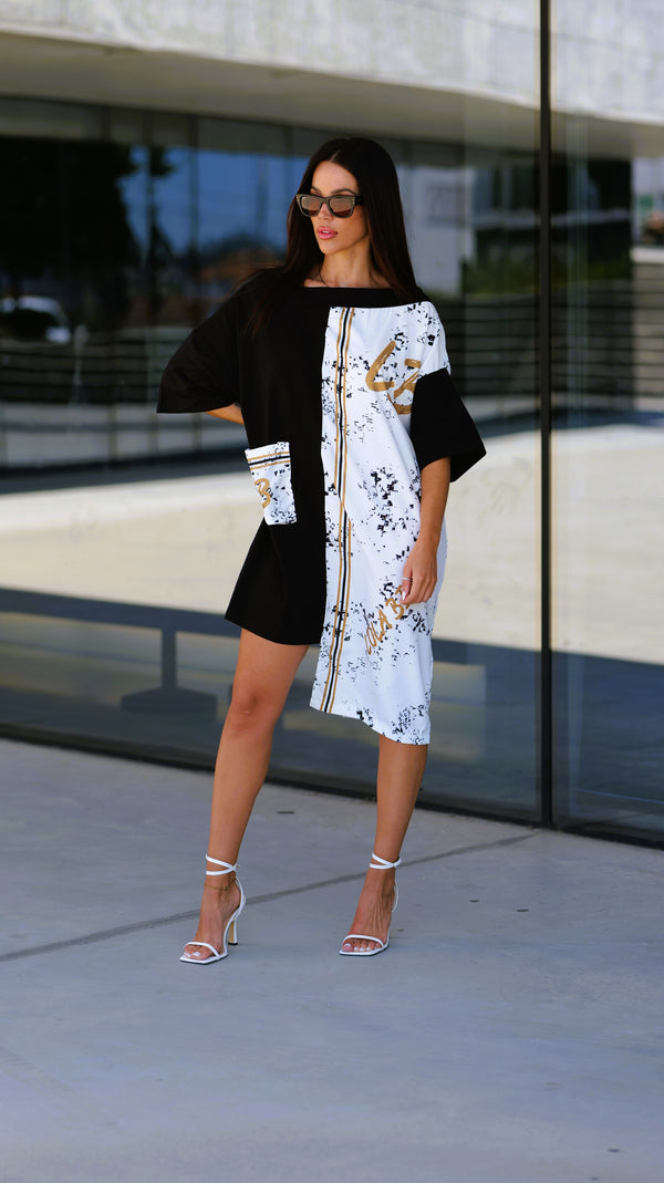 Vestido Versi Black White